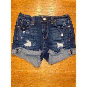 Mudd Jeans Distressed Denim Cutoff Shorts Size 1